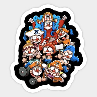 buggy the clown Sticker